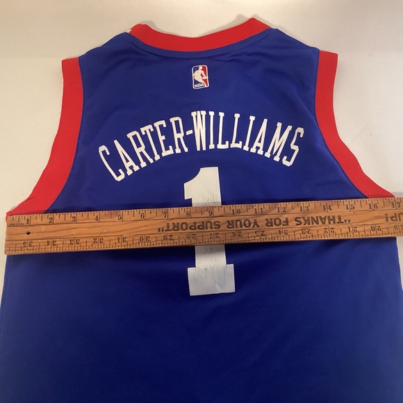 Adidas NBA Philadelphia Sixers Carter- Williams Jersey boys size medium - Picture 7 of 9